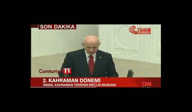 İsmail Kahraman yeniden Meclis Başkanı seçildi