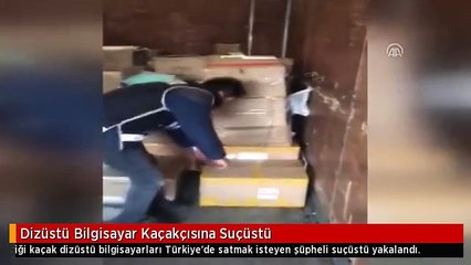 Dizüstü Bilgisayar Kaçakçısına Suçüstü