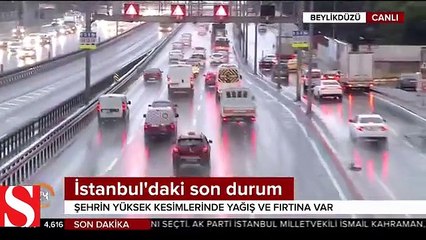 下载视频: İstanbul'da şiddetli yağış ve fırtına uyarısı