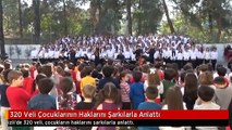 320 Veli Çocuklarının Haklarını Şarkılarla Anlattı