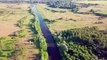 30 min - 4K Drone Aerial Footage - Relax Video with Soothing Music - Charming Ukrainian Rivers