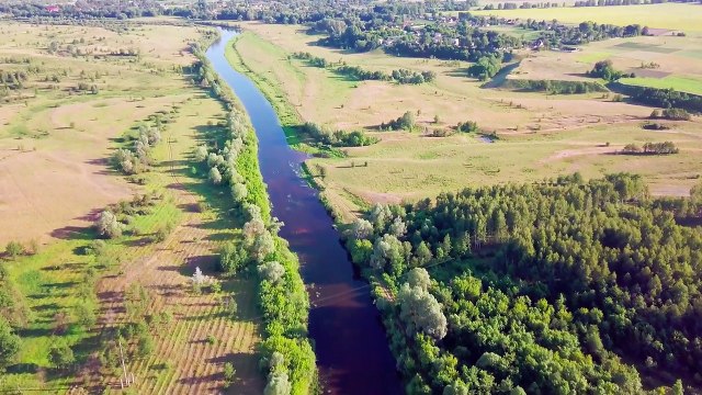 30 min - 4K Drone Aerial Footage - Relax Video with Soothing Music - Charming Ukrainian Rivers