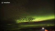 Stunning northern lights display over Canada
