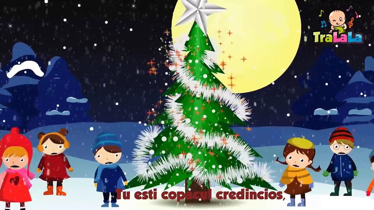 O brad frumos - (Cântece de iarnă pentru copii)