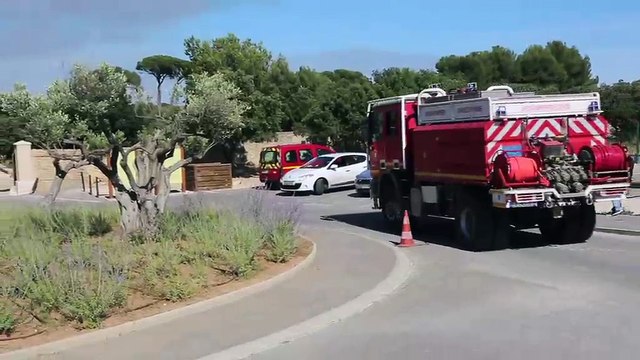 L'intervention des secours filmée par Frederic Munos ( Maritima médias)