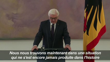 Le président allemand exhorte les partis au compromis