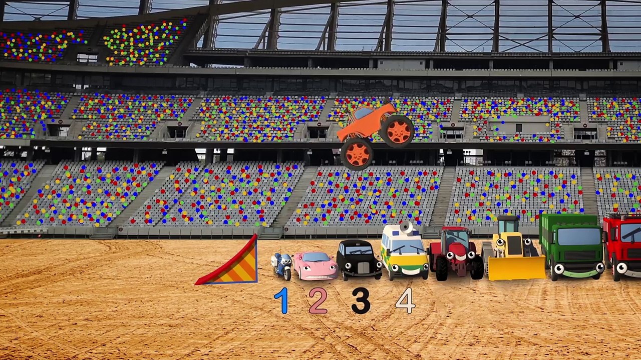 Larry The Lorry and More Big Trucks For Children | Geckos Garage