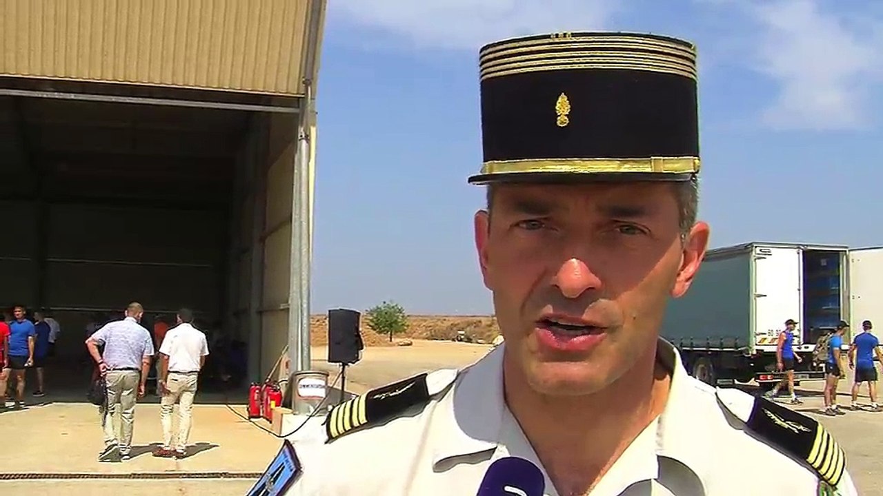 Le Colonel Yann Latil, chef de corps du 25ème RGA à Istres.