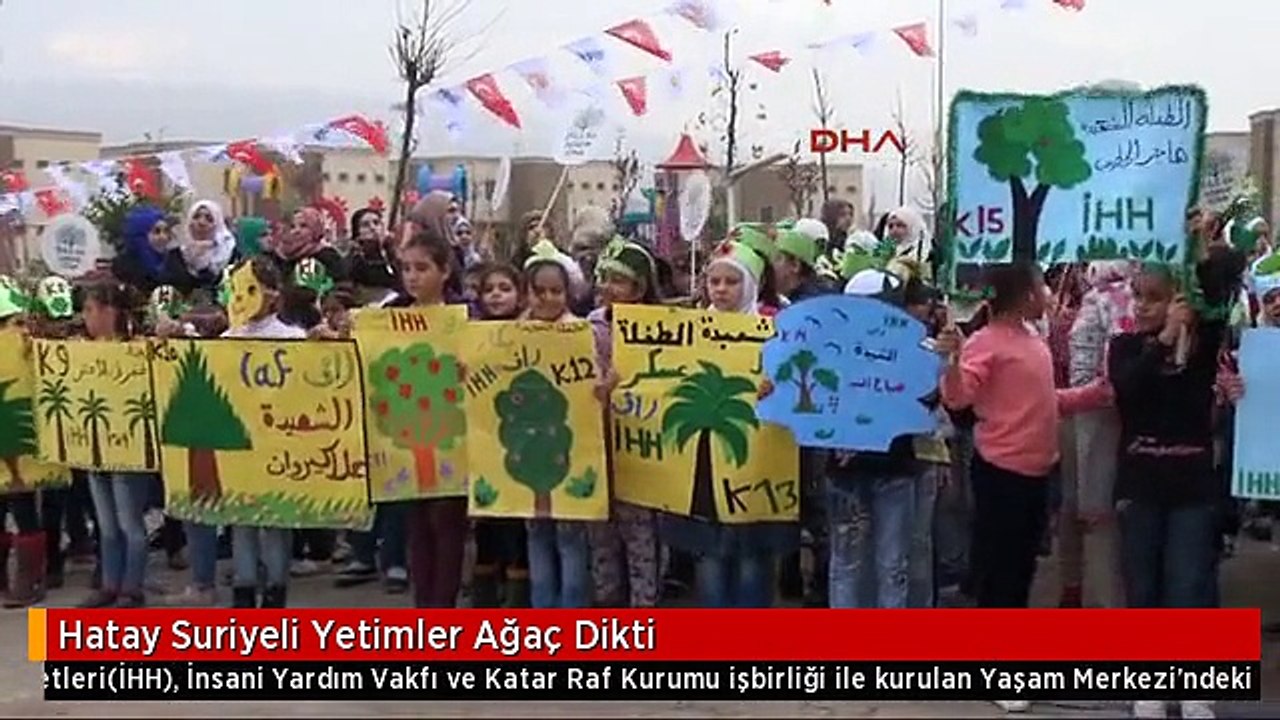 Hatay Suriyeli Yetimler Ağaç Dikti