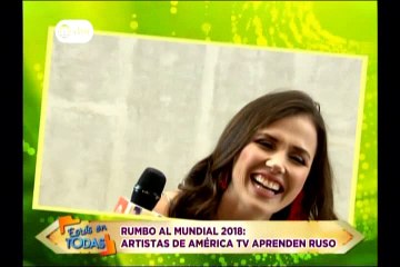Maju Mantilla aprende Ruso