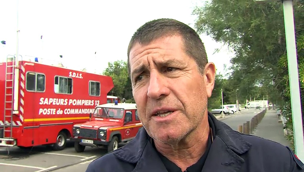 Jean-Paul Monet commandant des pompiers du 13 sur l'incendie de Carro.