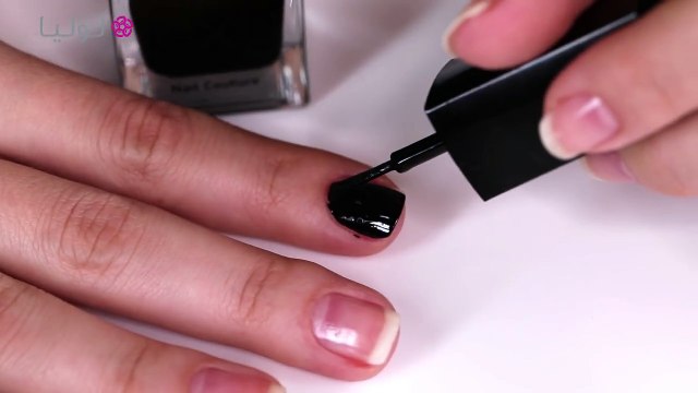 How to Paint Nails with Left Hand | مناكير باليد اليسرى