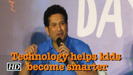 Technology helps children become smarter: Sachin Tendulkar
