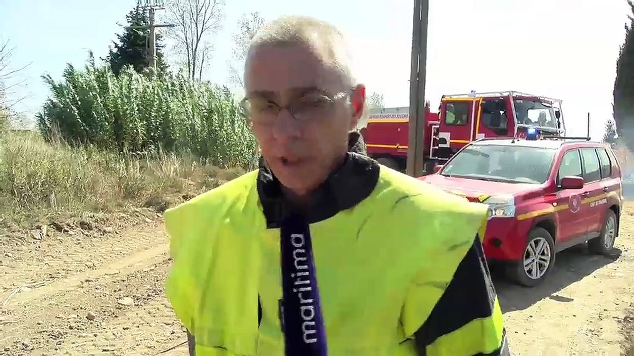 Le capitaine Serge Piacentini au micro d'Ulrich Téchené