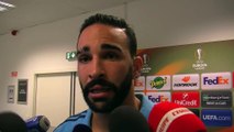 Adil Rami heureux d'avoir marqué ce soir son premier but pour l'OM