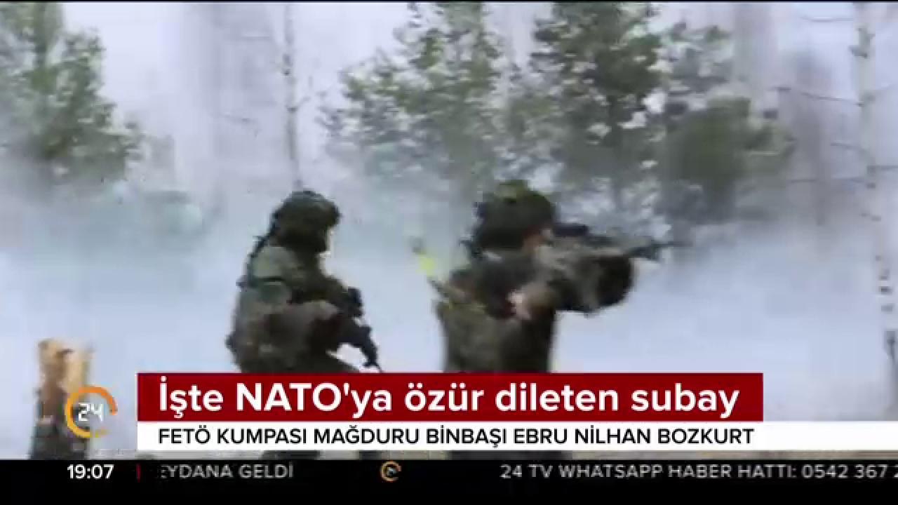 İşte NATO'ya özür dileten subay