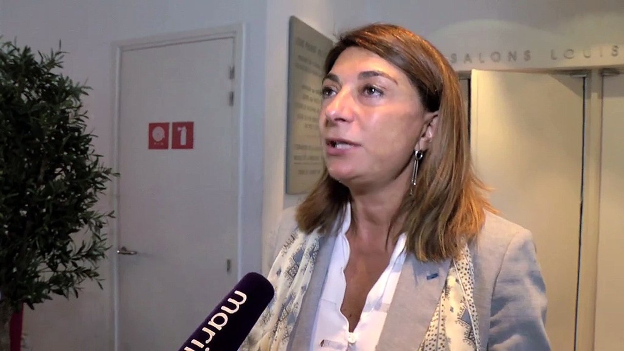 Martine Vassal au micro de Didier Gesualdi