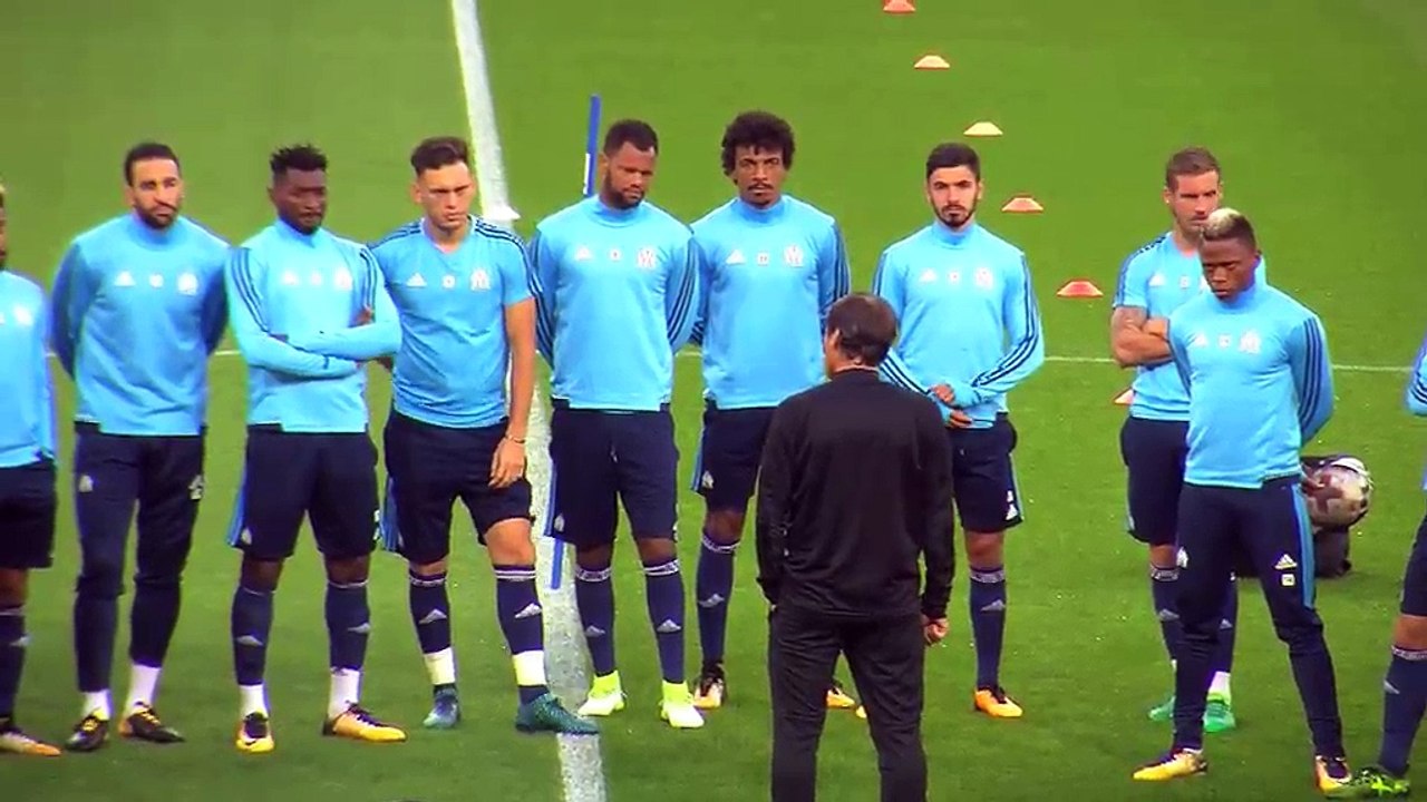 Les Olympiens se sont entraînés sur la pelouse de la Red Bull Arena