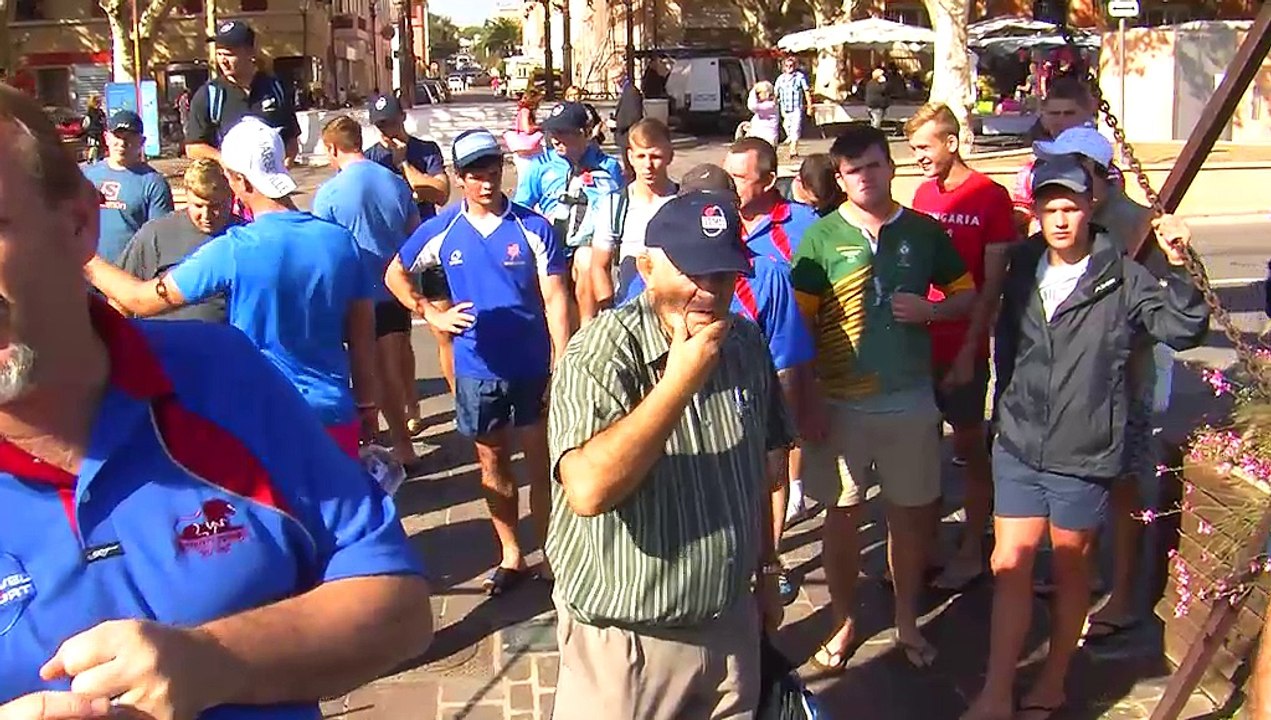 Les jeunes rugbymen sud-africains ont été reçu en mairie de Port-de-Bouc