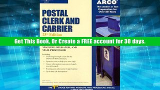Popular Book  Postal Clerk and Carrier, 23/E (Arco Postal Clerk   Carrier) GOSNEY & MCKAY Read
