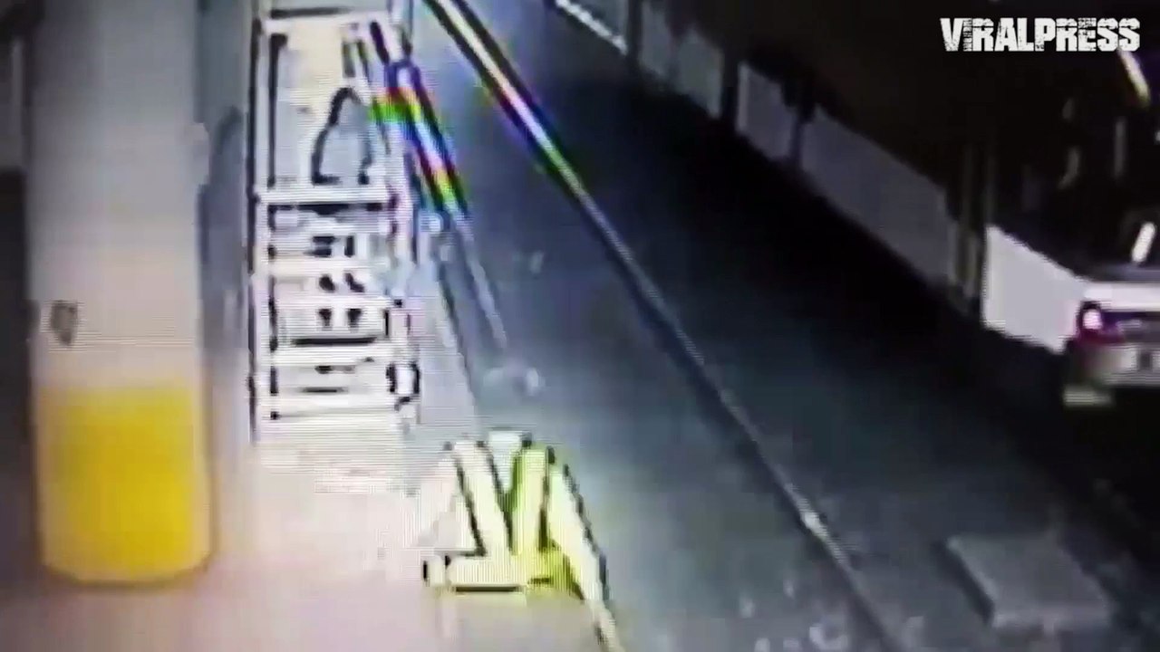 Woman's Arm Hit By Train