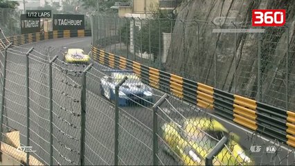 Cmenduri ne garat me makina, aksidenti me spektakolar ne histori (360video)