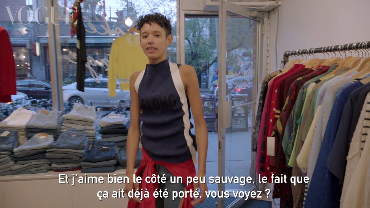 Rencontre avec le top Dilone, juste avant qu'elle ne défile pour le show Victoria's Secret 2017