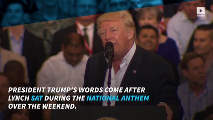 Trump says NFL should suspend Marshawn Lynch over anthem protest
