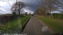 The Moment Masked Thugs Launch Brick Through Van Windscreen