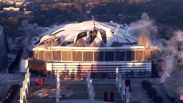 One of America's largest dome stadiums imploded