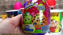 Patrulha Canina Copos Surpresas Masha Bolinhas Massinha Play-Doh! Peppa Pig Em Portugues