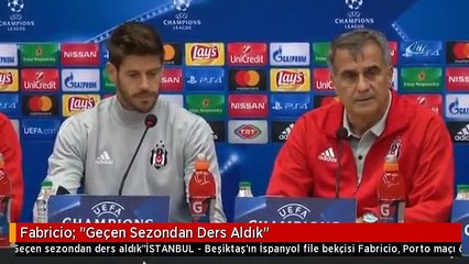 Fabricio: "Geçen Sezondan Ders Aldık"