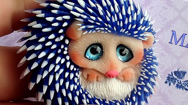 Мастер-класс: Ежик из полимерной глины FIMO/polymer clay tutorial