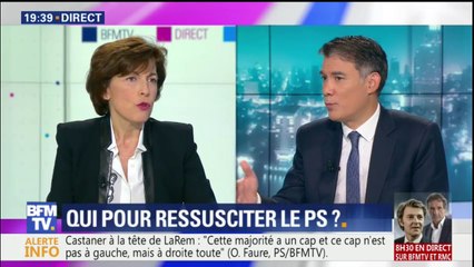 "Najat Vallaud-Belkacem serait une bonne première secrétaire du Parti socialiste", pour Faure