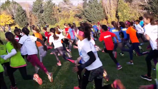 Course Poussines Cross National du Val de Marne le 19/11/2017