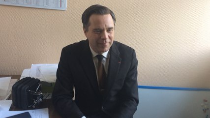 Guillaume de Tonquédec en tournage au Radôme