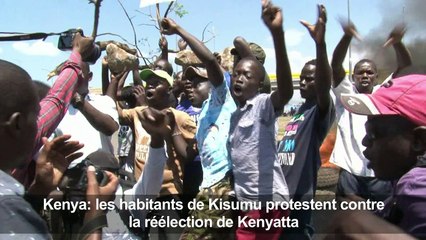 Kenya: Kisumu proteste contre la réélection de Kenyatta