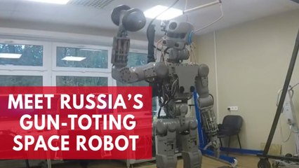 Meet Fedor, Russia's gun-toting space robot, now preparing for a solo flight