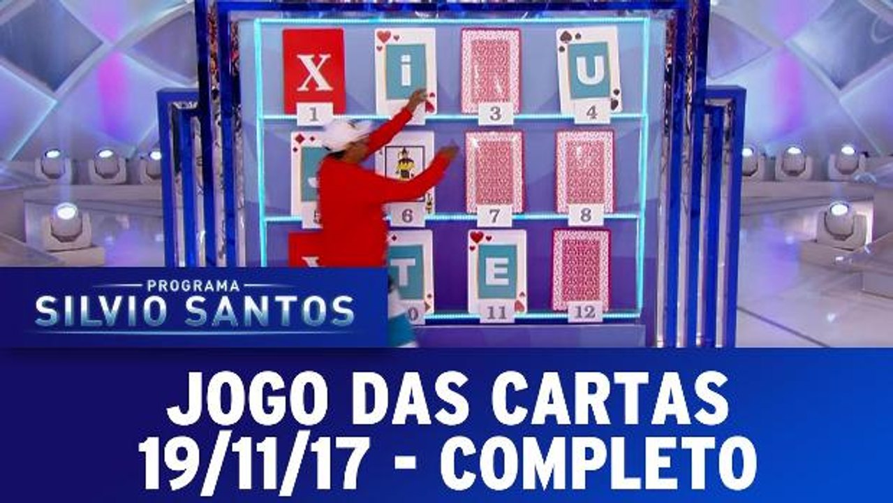 Jogo das Cartas - 19.11.17 - Completo