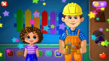 Toy Truck Videos for Children - Toy Bruder Backhoe Excavator, Crane, Diggers-Builder Game for Kids