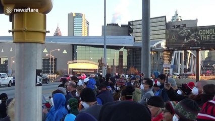 Crowds gather to watch Georgia Dome implosion