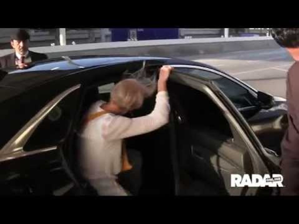 Hellen Mirren at LAX Airport