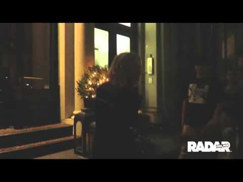 Diane Sawyer leaving restaurant