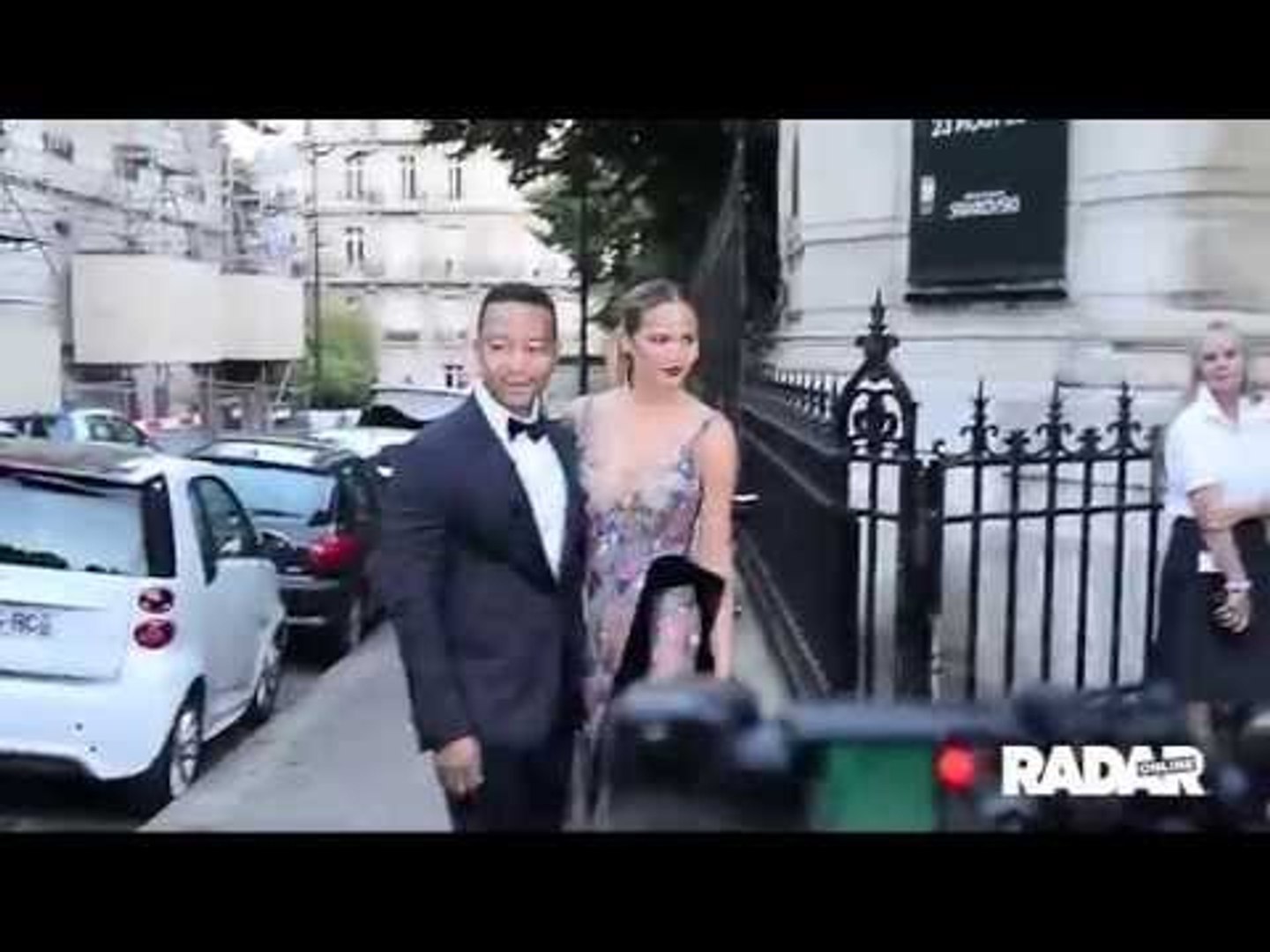 John Legend & Chrissy Teigen in Paris