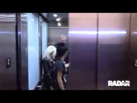 Pregnant Kim Kardashian arrives back in LAX Airport