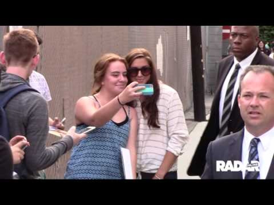Alex Morgan outside Jimmy Kimmel live!