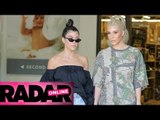 Kim & Kourtney Take On Baby Shopping While Their Sisters Hide Out