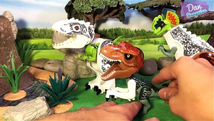 下载视频: LEGO JURASSIC WORLD MUTANT DINOSAURS - Hybrid Dinosaur Toys - Indominus Rex Tyrannosaurus