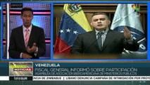Venezuela: fiscalía lanza llamado regional a luchar contra corrupción