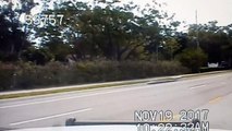Florida plane crash caught on police dashcam video